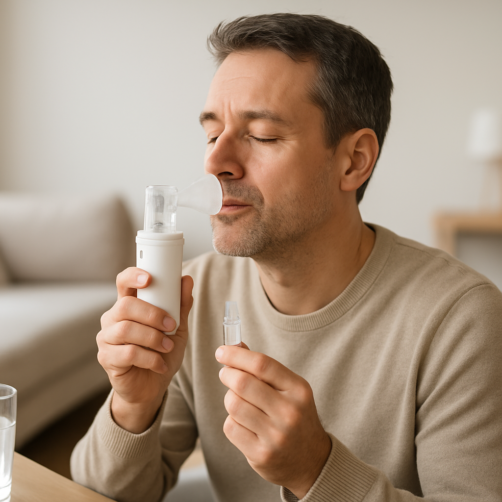 So wirkt Salzlösung im Inhalator bei Atemwegserkrankungen